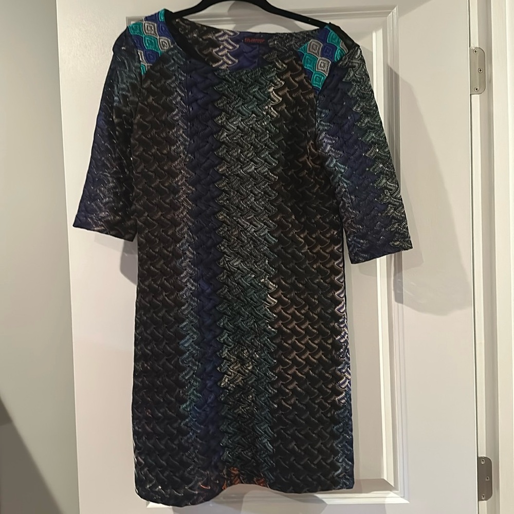 Small, multi-colored dress in excellent condition!